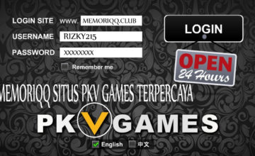Login Site MemoriQQ Situs PKV Games Terpercaya